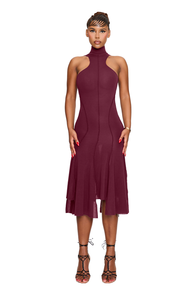 Elysee Dress - Pomegranate Seed