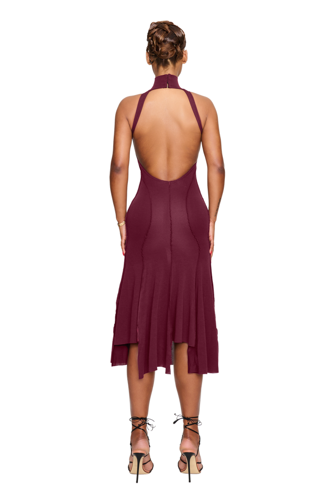 Elysee Dress - Pomegranate Seed