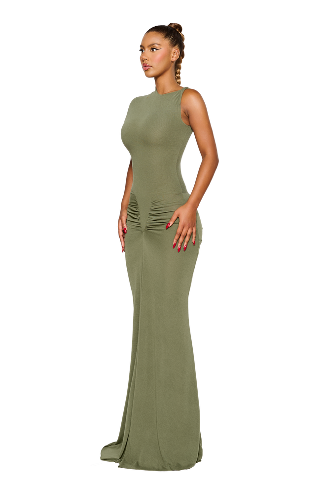 Wale Dress - Lieutenant Green