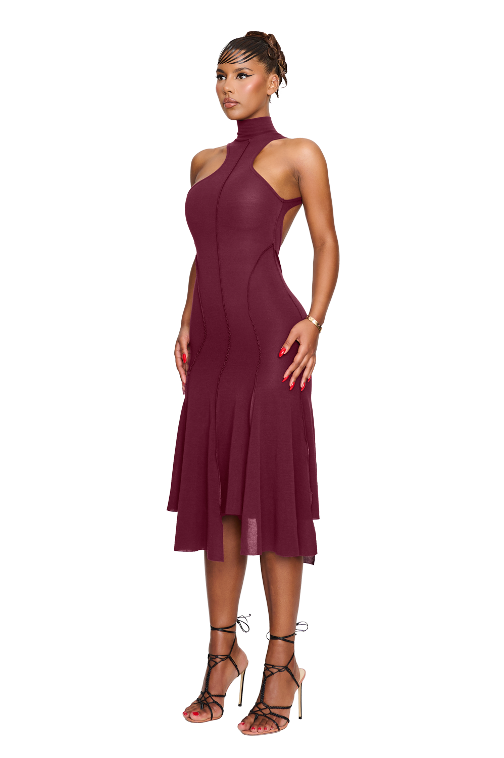 Elysee Dress - Pomegranate Seed