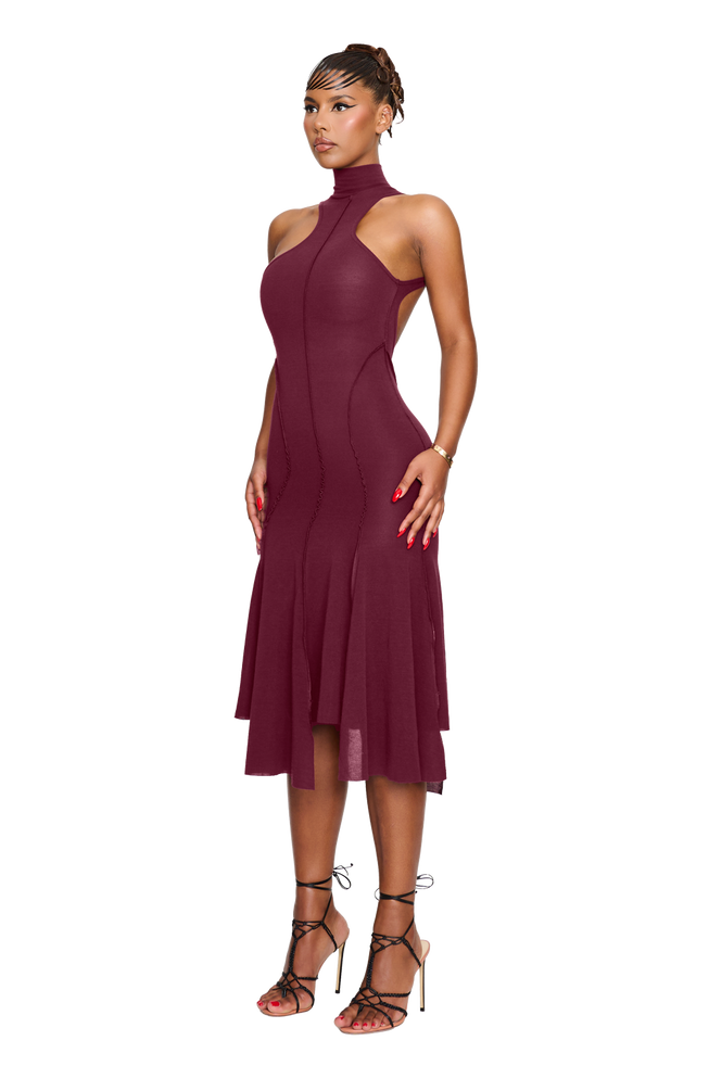 Elysee Dress - Pomegranate Seed