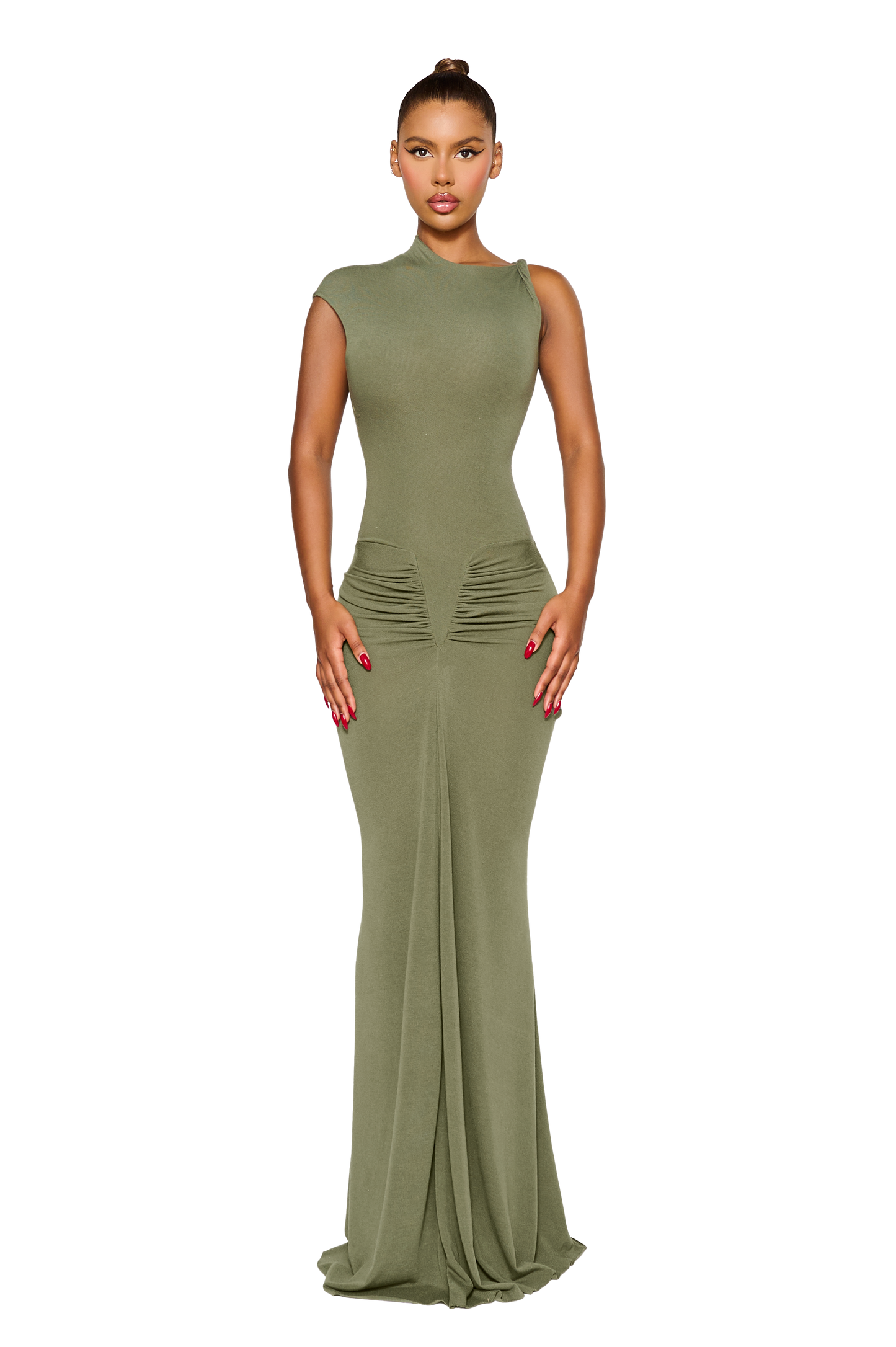 Wale Dress - Lieutenant Green