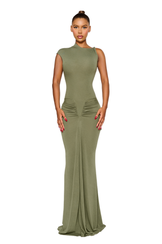 Wale Dress - Lieutenant Green