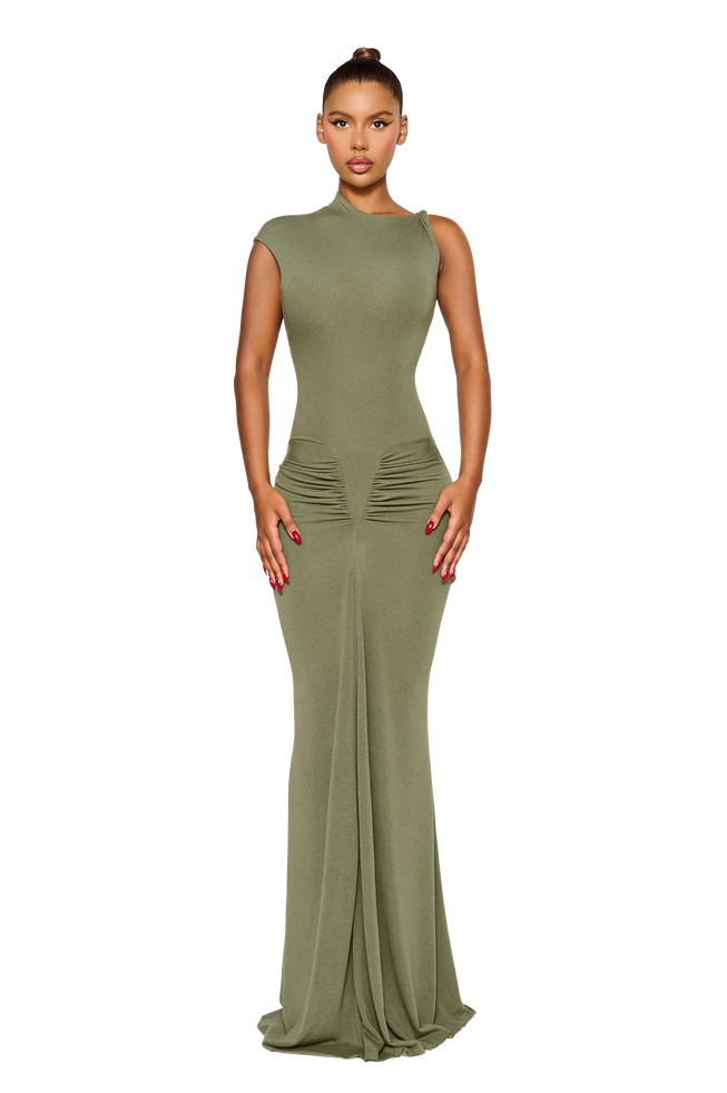 Wale Dress - Lieutenant Green