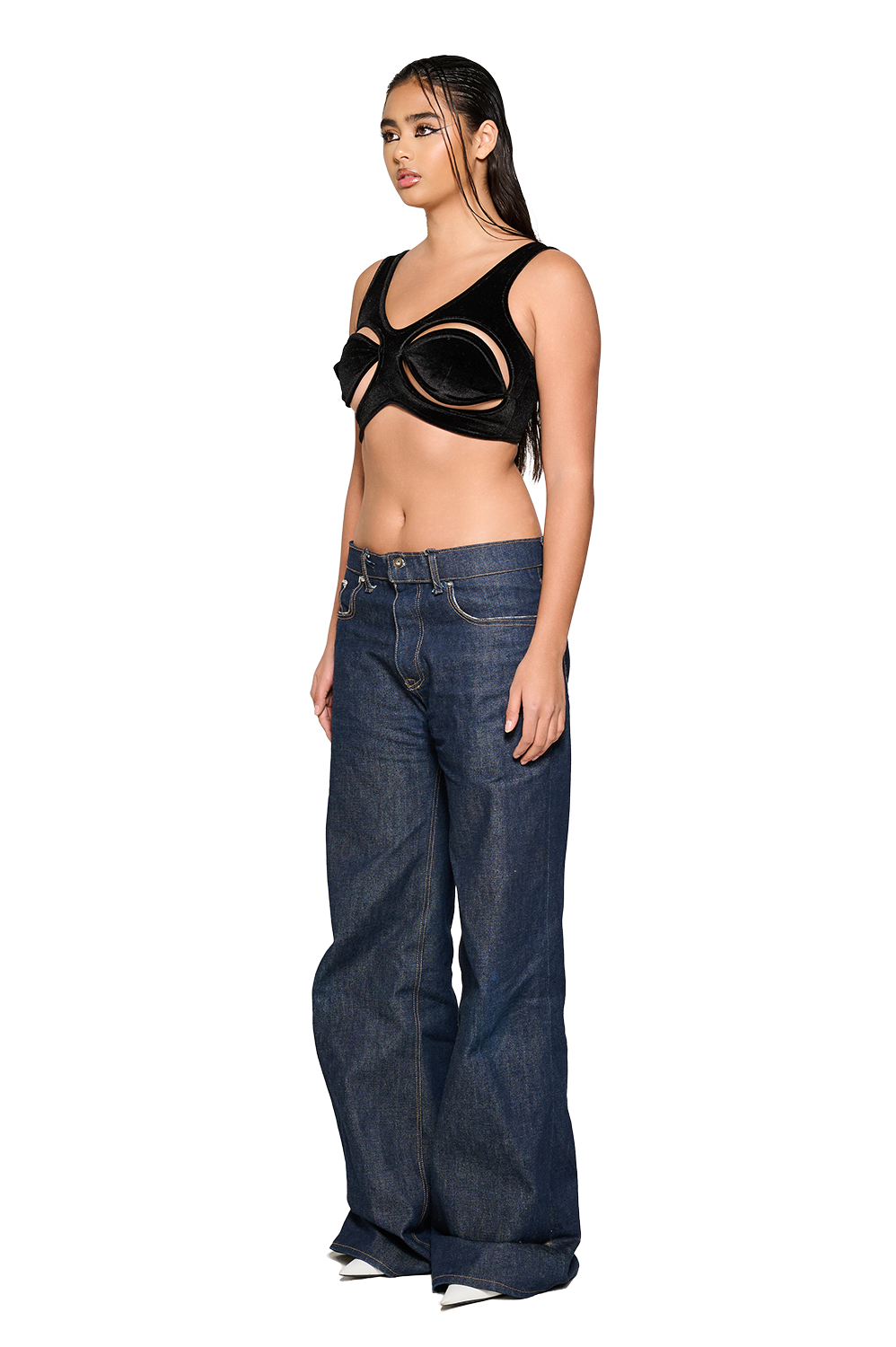 Rambla Crop Top - Tarmac