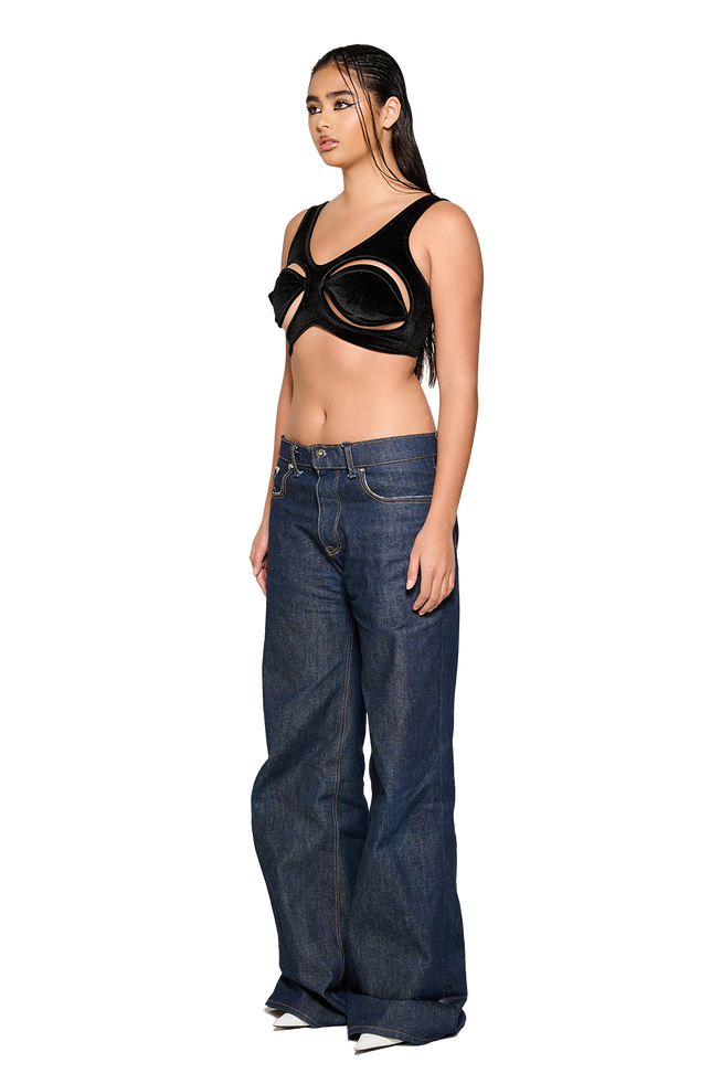 Rambla Crop Top - Tarmac