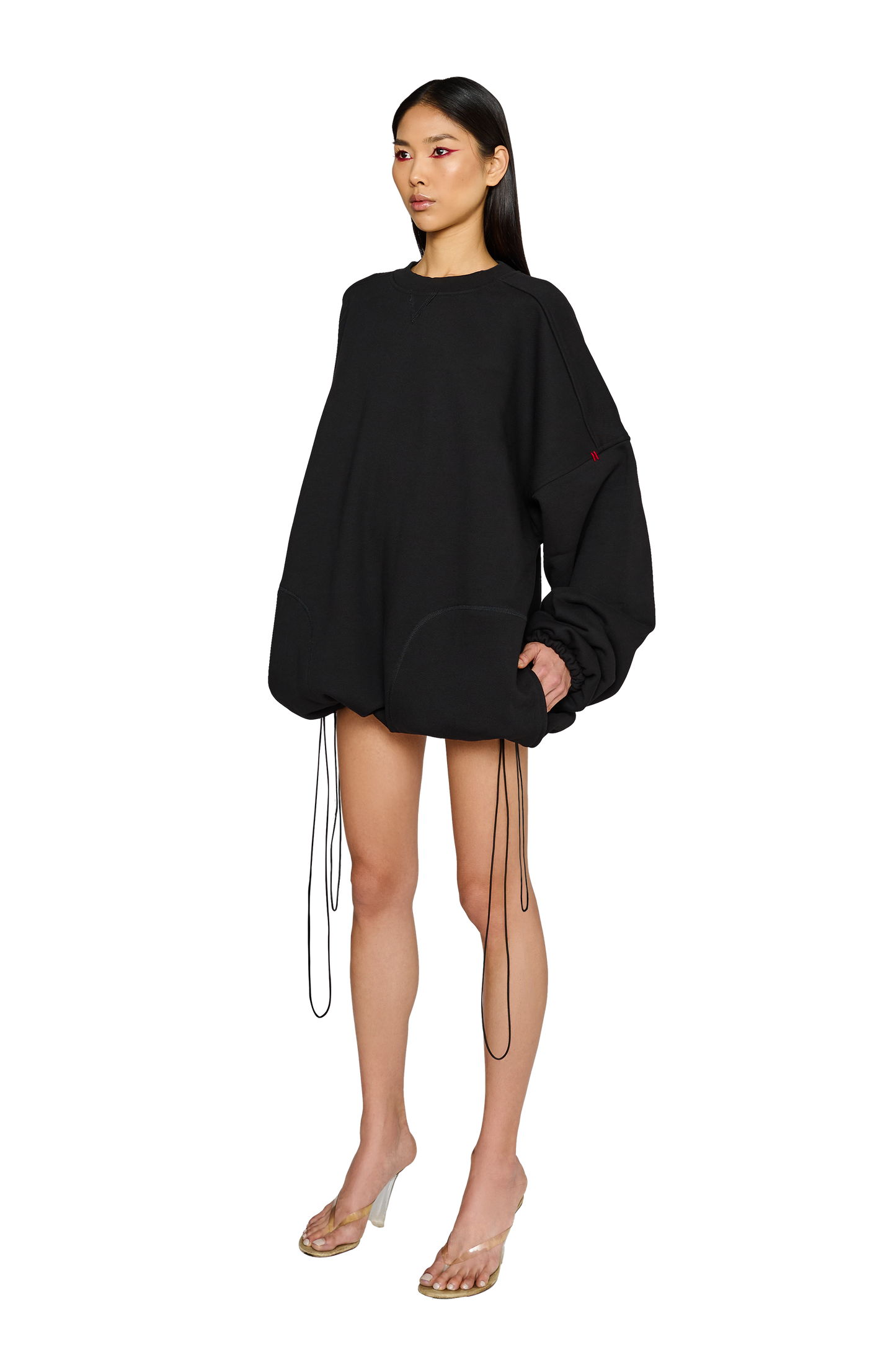 Sweatshirt Dress - Carbon