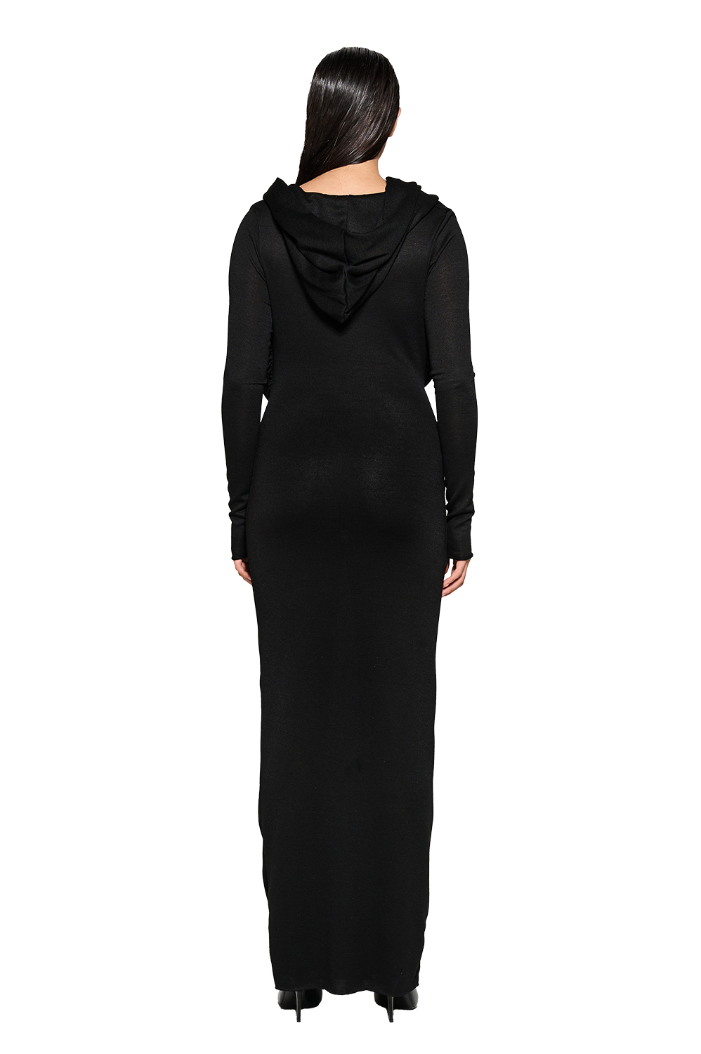 Ginza Dress - Satin Black