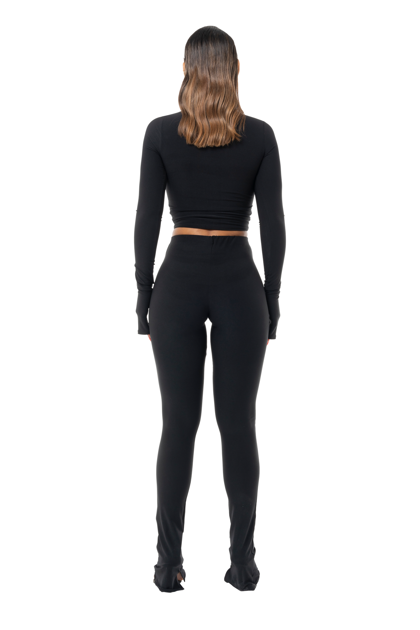 Not So Basic, Basic High Rise Side Split Leggings