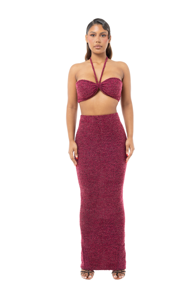 Two Piece Halter Maxi co-ord - Top