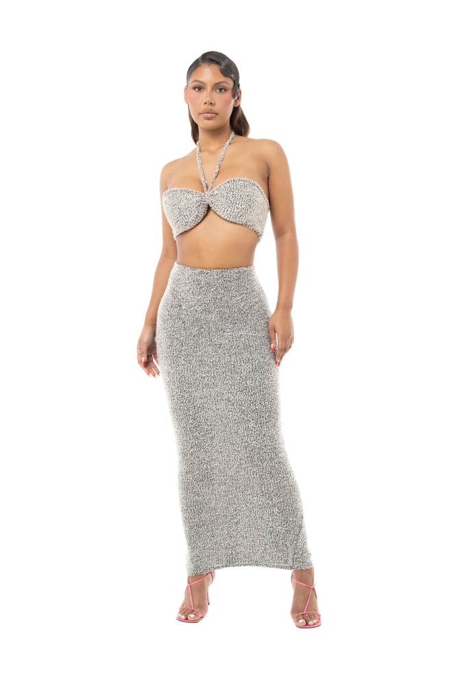 Two Piece Halter Maxi co-ord - Top