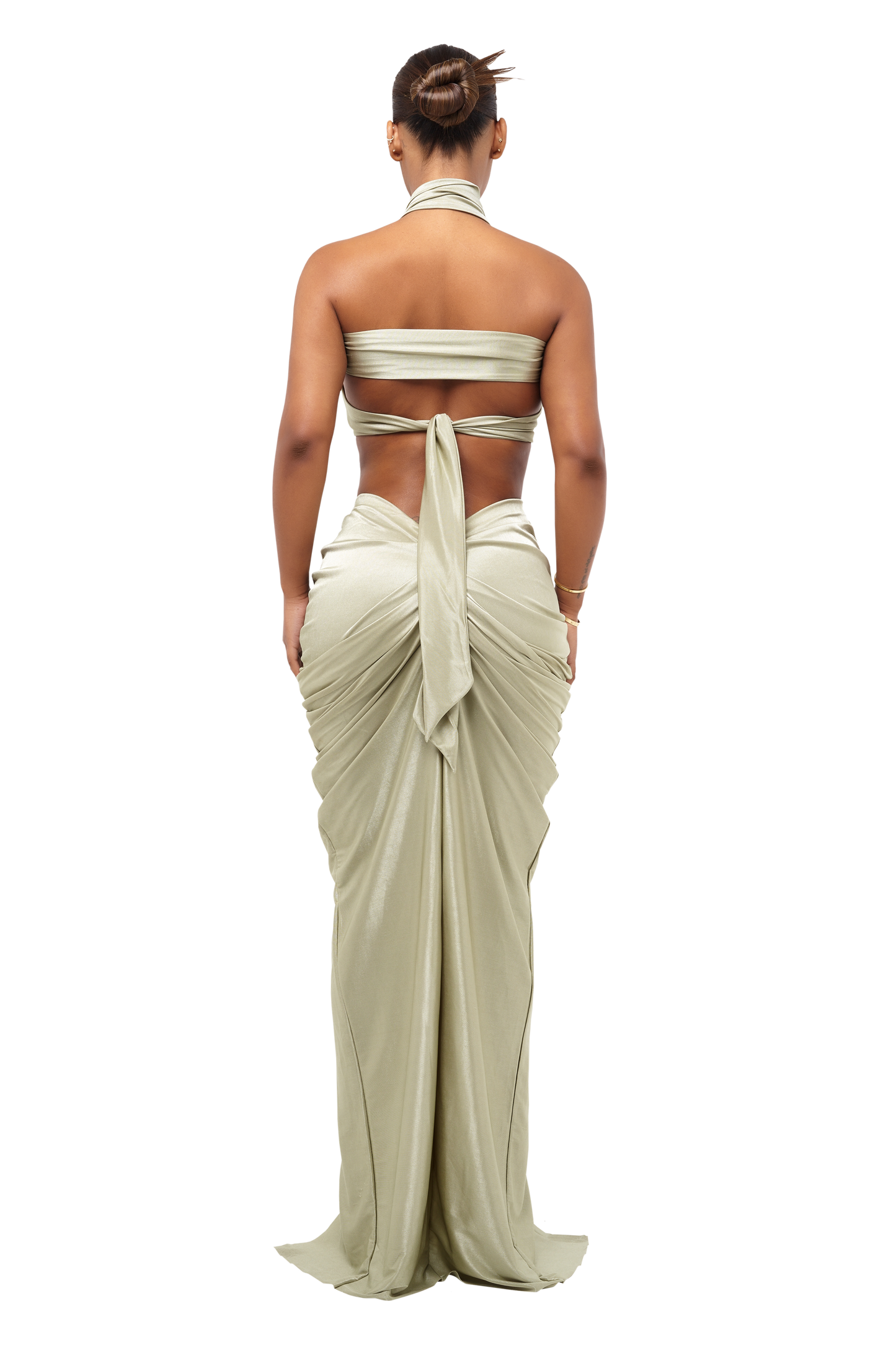 LAUCALA SKIRT - KAOLIN CLAY