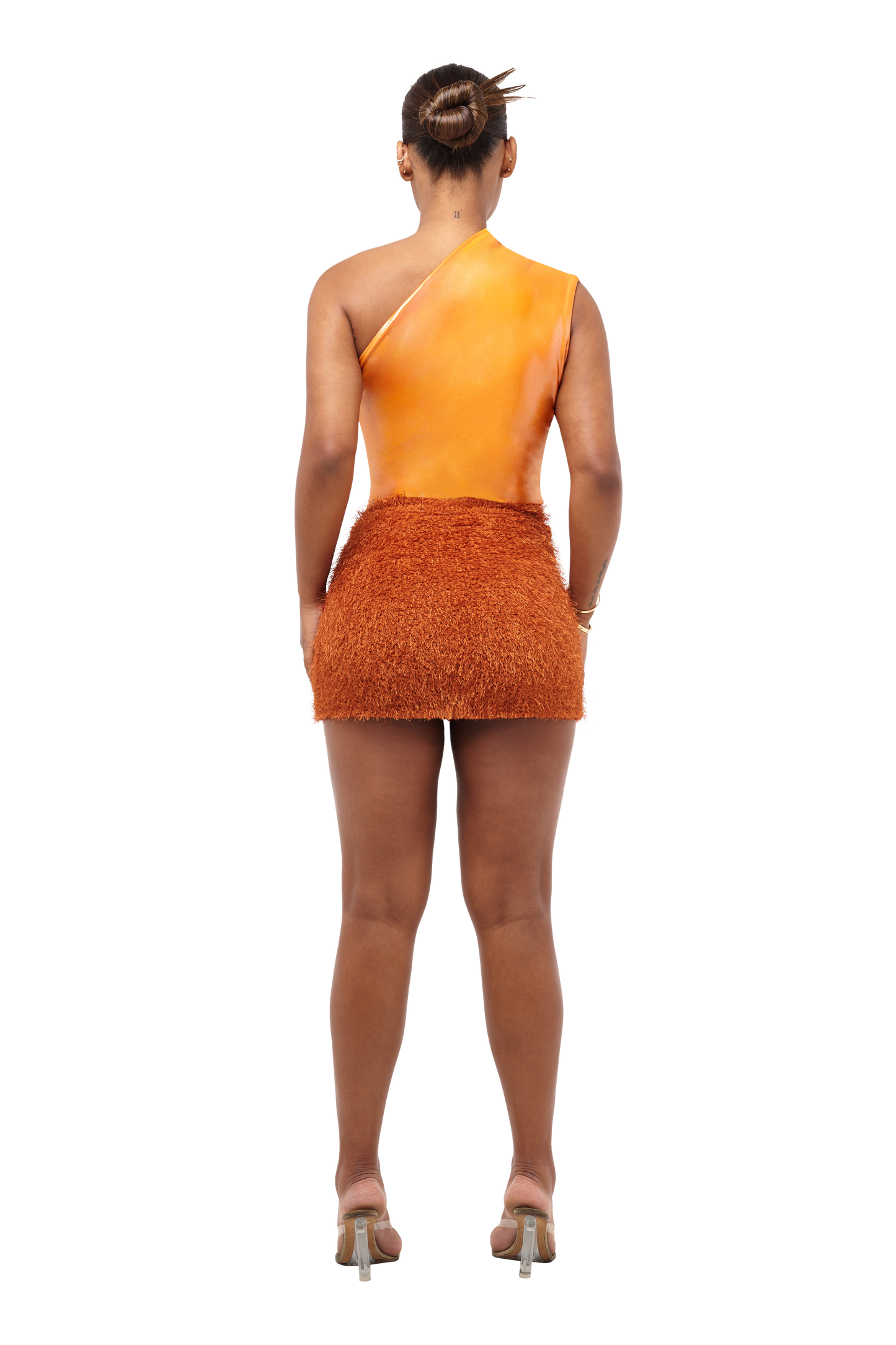 KAIBU MINI SKIRT - ANEMONE ORANGE