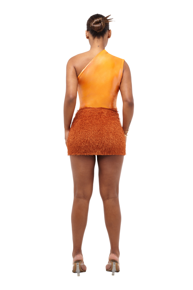 KAIBU MINI SKIRT - ANEMONE ORANGE